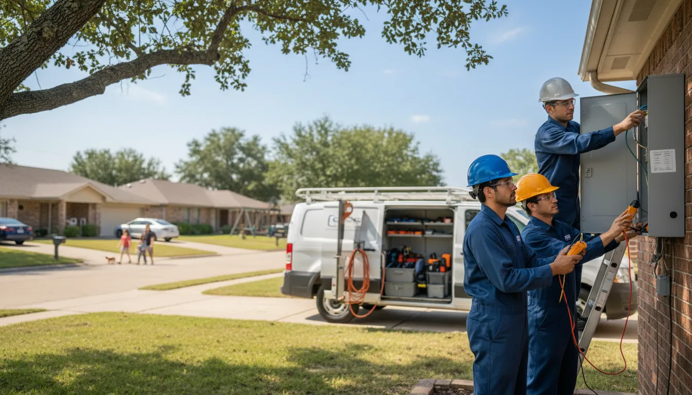 Certified electrician providing emergency electrical services in North Java, NY